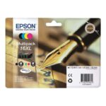 Epson T1636 Confezione da 4 cartucce d'inchiostro originali - C13T16364012