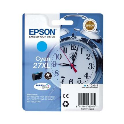 Epson T2712 (27XL) Ciano Cartuccia d'inchiostro originale - C13T27124012