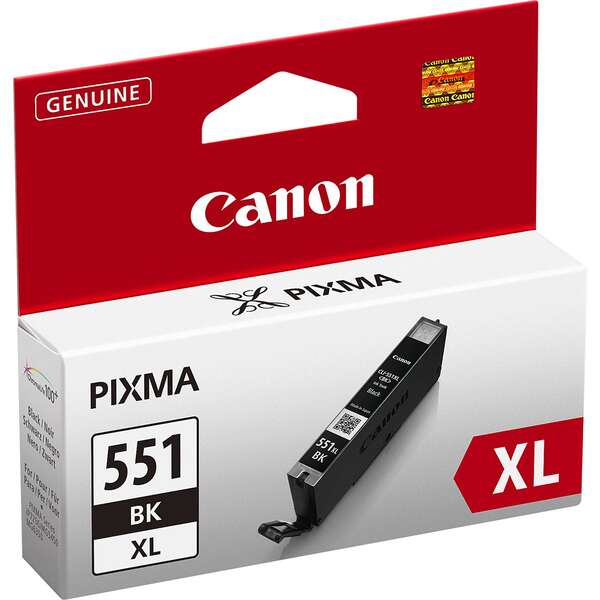 Canon CLI551XL Nero Cartuccia d'inchiostro originale - 6443B001 Canon CLI551XL Nero Cartuccia d'inchiostro originale - 6443B001