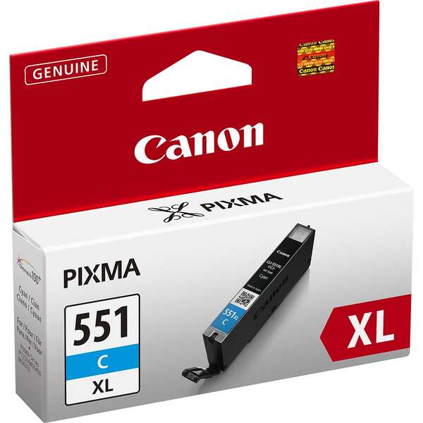 Cartuccia d'inchiostro originale Canon CLI551XL Ciano - 6444B001 Cartuccia d'inchiostro originale Canon CLI551XL Ciano - 6444B001