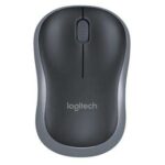 Logitech M185 Mouse wireless 1000 dpi - 3 pulsanti - Ambidestro - Colore nero/grigio