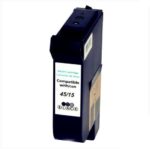 Generico HP 45/15 Nero Cartuccia d'inchiostro pigmentato - Sostituisce 51645AE/C6615DE
