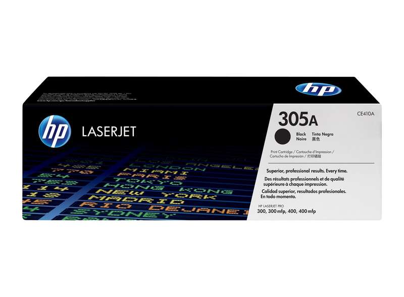 HP CE410A Nero Cartuccia toner originale - 305A HP CE410A Nero Cartuccia toner originale - 305A