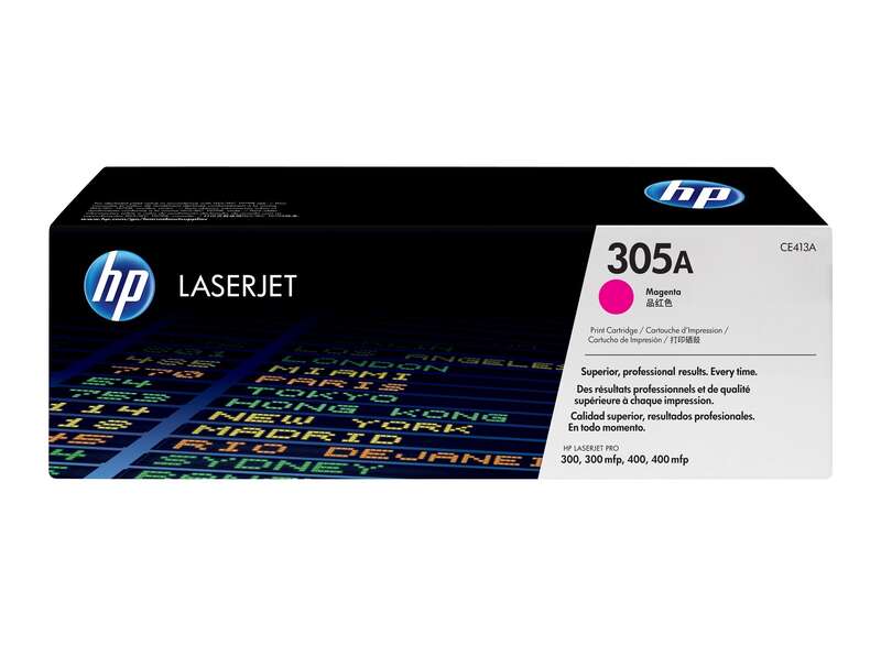 Cartuccia toner originale HP CE413A magenta - 305A Cartuccia toner originale HP CE413A magenta - 305A