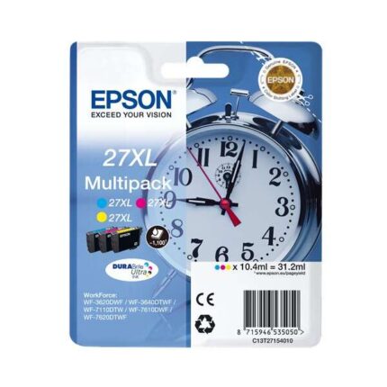 Epson T2715 (27XL) Confezione da 3 cartucce d'inchiostro originali - C13T27154012
