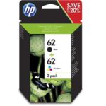 HP 62 Nero + Colore Confezione da 2 cartucce d'inchiostro originali - N9J71AE