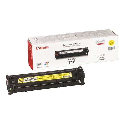Canon 716 Giallo Cartuccia toner originale - 1977B002 Canon 716 Giallo Cartuccia toner originale - 1977B002