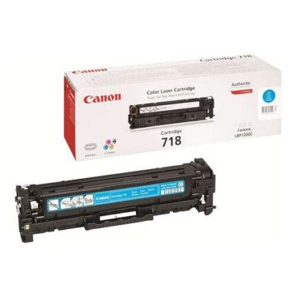 Cartuccia toner originale Canon 718 Ciano - 2661B002/2661B014