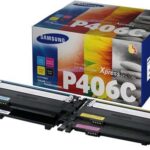 Samsung CLP360/CLX3305 Confezione da 4 cartucce toner originali - CLT-P406C/SU375A