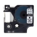 Dymo D1 40913 Nastro generico per etichettatrice - Testo nero su sfondo bianco - Larghezza 9 mm x 7 metri - Sostituisce S0720680
