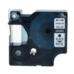 Dymo D1 45803 Nastro generico per etichettatrice - Testo nero su sfondo bianco - Larghezza 19 mm x 7 metri - Sostituisce S0720830