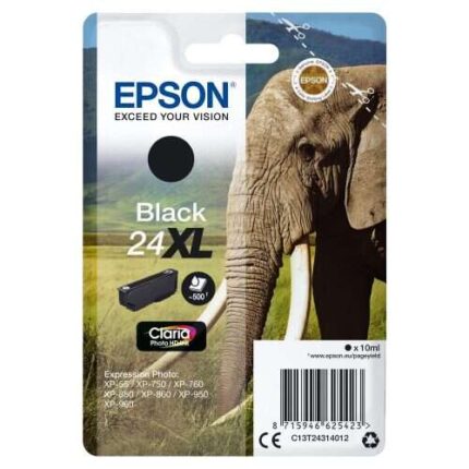 Epson T2431 (24XL) Nero Cartuccia d'inchiostro originale - C13T24314012