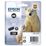 Epson T2611 (26) Nero Foto Cartuccia d'inchiostro originale - C13T26114012