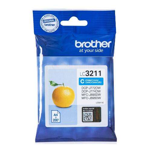 Brother LC3211 Ciano Cartuccia d'inchiostro originale - LC3211C Brother LC3211 Ciano Cartuccia d'inchiostro originale - LC3211C