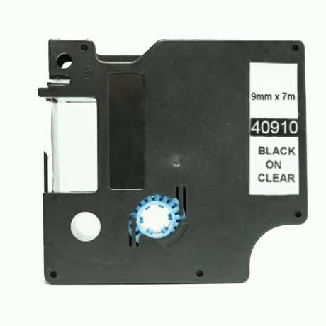 Dymo D1 40910 Nastro generico per etichettatrice - Testo nero su sfondo trasparente - Larghezza 9 mm x 7 metri - Sostituisce S0720670 Dymo D1 40910 Nastro generico per etichettatrice - Testo nero su sfondo trasparente - Larghezza 9 mm x 7 metri - Sostituisce S0720670