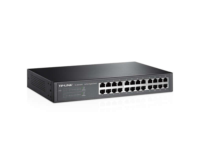 TP-Link TL-SG1024D Switch 24 porte Gigabit Rack 19" TP-Link TL-SG1024D Switch 24 porte Gigabit Rack 19"