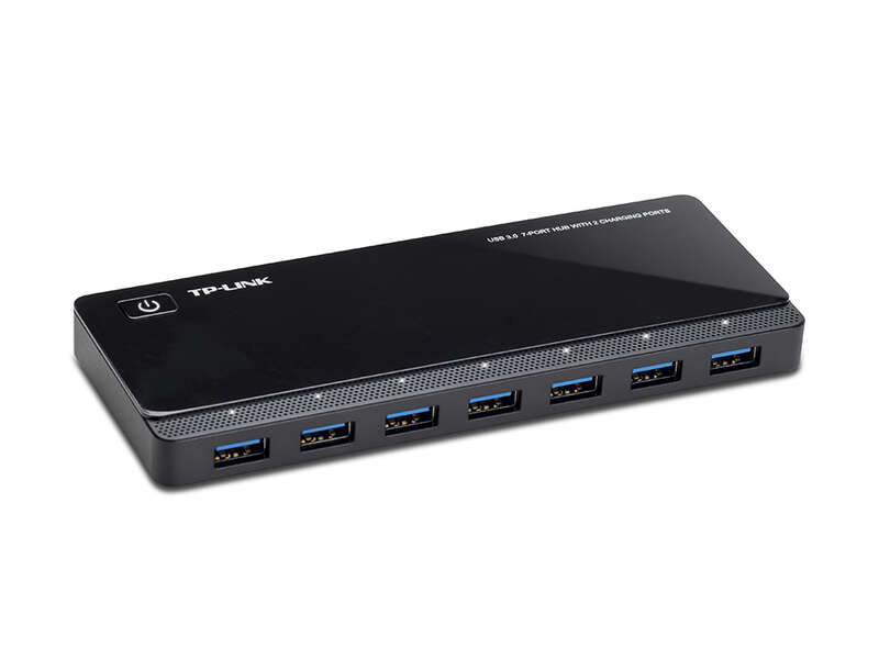 Hub TP-Link UH720 a 7 porte USB 3.0 con 2 porte di ricarica Hub TP-Link UH720 a 7 porte USB 3.0 con 2 porte di ricarica