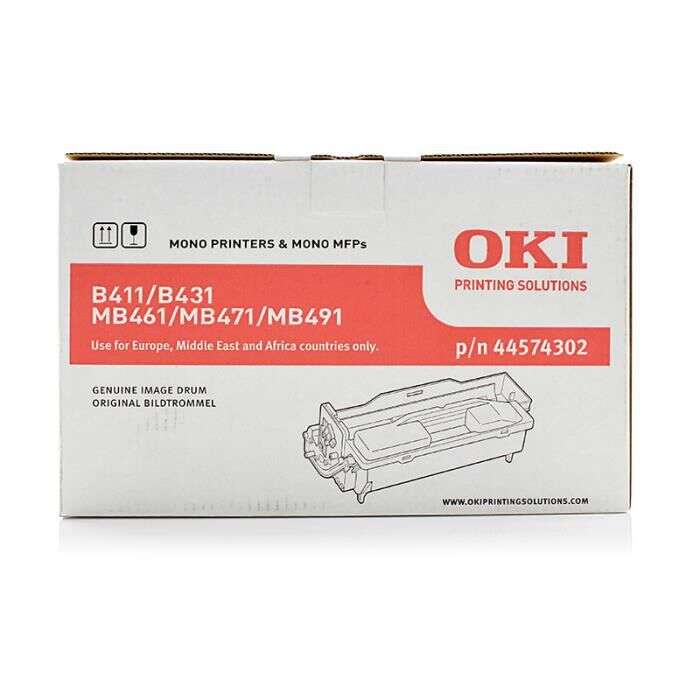 OKI B411/B431/MB461/MB471/MB491/B412/B432/B512/MB472/MB492/MB562 Tamburo originale - 44574302 (Drum) OKI B411/B431/MB461/MB471/MB491/B412/B432/B512/MB472/MB492/MB562 Tamburo originale - 44574302 (Drum)