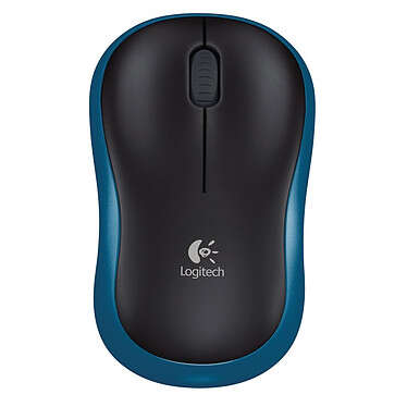 Logitech M185 Mouse wireless 1000 dpi - 3 pulsanti - Ambidestro - Colore nero/blu