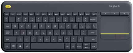 Logitech K400 Plus Tastiera wireless con touchpad - PC