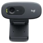 Logitech C270 Webcam HD 720p - 3Mpx - USB 2.0 - Microfono integrato - Angolo di visione 60º - Messa a fuoco fissa - Cavo da 1