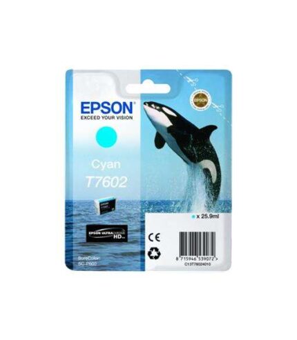 Cartuccia d'inchiostro originale Epson T7602 Ciano - C13T76024010