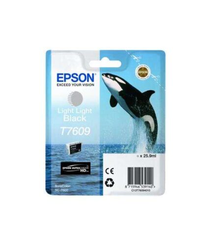 Epson T7609 Nero Light Light Cartuccia d'inchiostro originale - C13T76094010