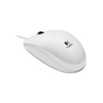 Logitech B100 Mouse USB 800 dpi - 3 pulsanti - Utilizzo ambidestro - Cavo da 1,80 m - Colore bianco - immagine 3