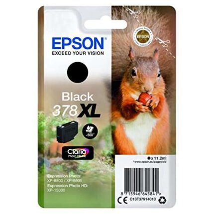 Epson 378XL Nero Cartuccia d'inchiostro originale - C13T37914010