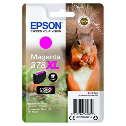 Cartuccia d'inchiostro originale Epson 378XL Magenta - C13T37934010