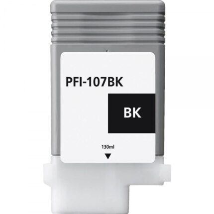 Canon PFI107 Nero Cartuccia d'inchiostro generica - Sostituisce PFI107BK/6705B001