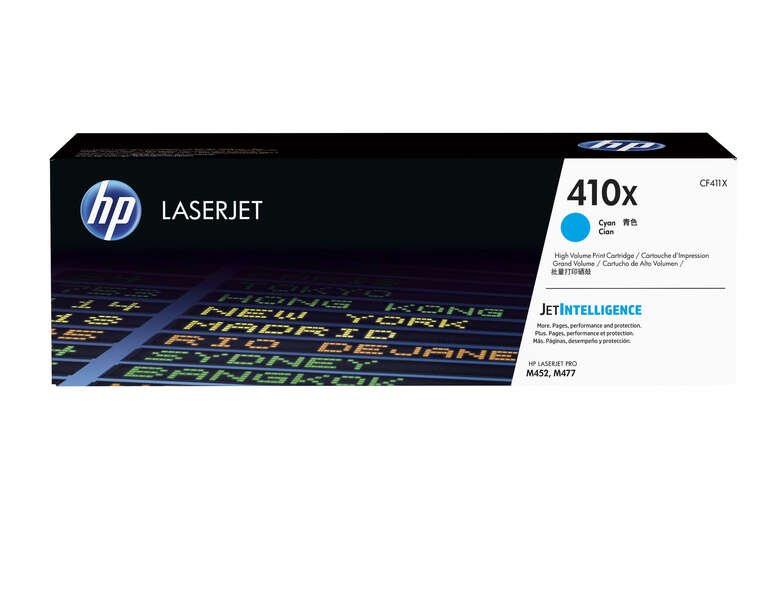 Cartuccia toner originale HP CF411X ciano - 410X Cartuccia toner originale HP CF411X ciano - 410X