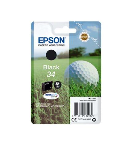Epson T3461 (34) Cartuccia d'inchiostro originale nera - C13T34614010