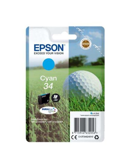 Epson T3462 (34) Cartuccia d'inchiostro originale ciano - C13T34624010