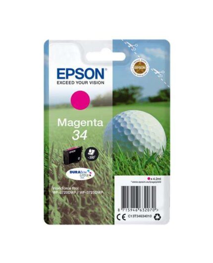 Epson T3463 (34) Cartuccia d'inchiostro magenta originale - C13T34634010