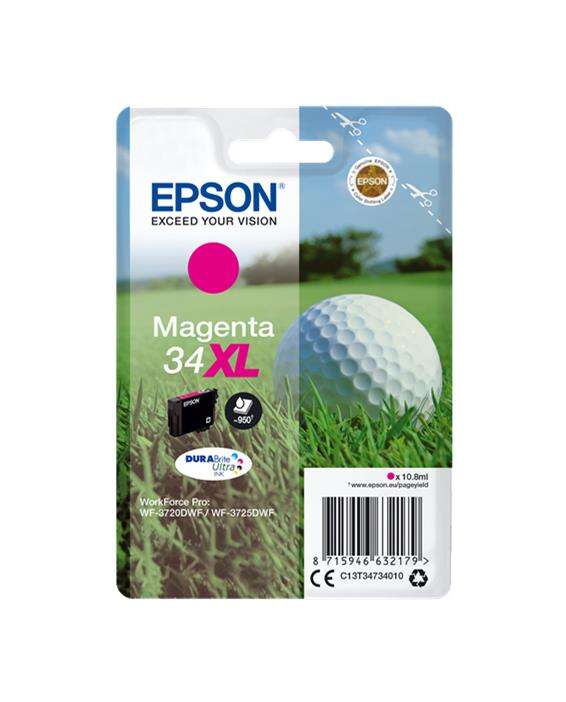 Epson T3473 (34XL) Cartuccia d'inchiostro originale magenta - C13T34734010 Epson T3473 (34XL) Cartuccia d'inchiostro originale magenta - C13T34734010