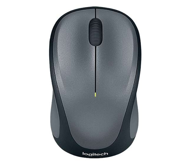Logitech M235 Mouse wireless 1000 dpi - 3 pulsanti - Ambidestro - Colore grigio Logitech M235 Mouse wireless 1000 dpi - 3 pulsanti - Ambidestro - Colore grigio