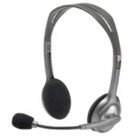 Logitech H110 Cuffie stereo con microfono pieghevole - Archetto regolabile - Jack da 3