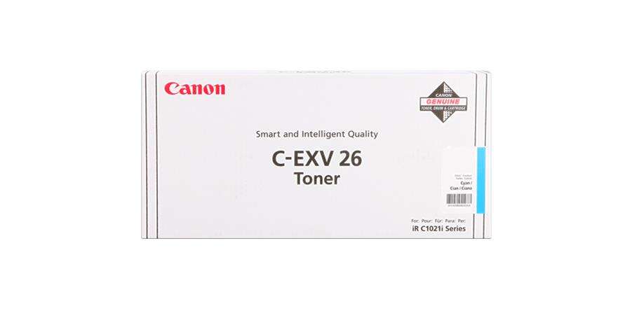 Cartuccia toner originale Canon CEXV26 Ciano - 1659B006 Cartuccia toner originale Canon CEXV26 Ciano - 1659B006