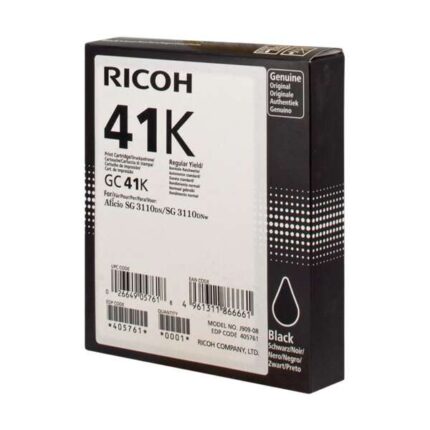 Ricoh GC41 Nero Cartuccia gel originale - 405761