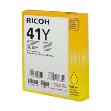 Ricoh GC41 Giallo Cartuccia gel originale - 405764