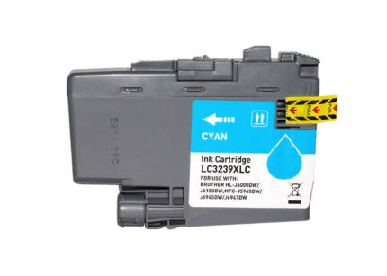 Brother LC3239XL Ciano Cartuccia d'inchiostro pigmentato generica - Sostituisce LC3239XLC