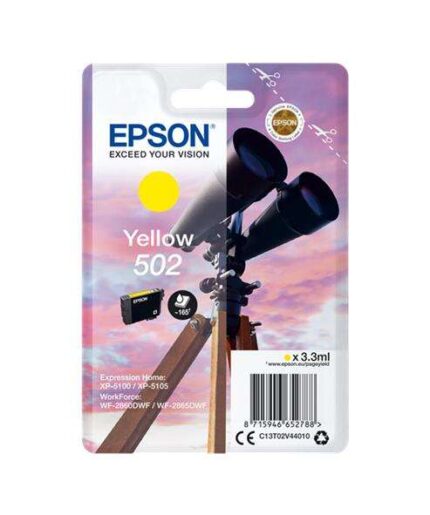 Epson 502 Giallo Cartuccia d'inchiostro originale - C13T02V44010