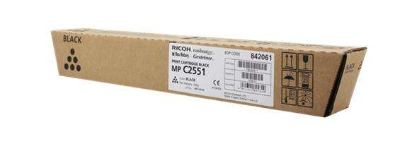 Ricoh Aficio MP-C2051/MP-C2551 Nero Cartuccia toner originale - 842061/841504/841587/842465 Ricoh Aficio MP-C2051/MP-C2551 Nero Cartuccia toner originale - 842061/841504/841587/842465