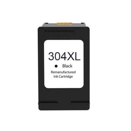 Cartuccia d'inchiostro HP 304XL nera rigenerata - Indicatore del livello d'inchiostro - Sostituisce N9K08AE/N9K06AE