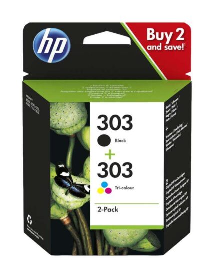 HP 303 Nero + Colore Confezione da 2 cartucce d'inchiostro originali - 3YM92AE