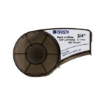 Brady M21-750-427 Nastro per etichette originale in vinile - Testo nero su sfondo bianco - Larghezza 19