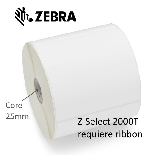 Zebra Z-Select 2000T Confezione da 12 rotoli di etichette a trasferimento termico originali 57x51 mm - 1.370 unità per rotolo - 3007202-T Zebra Z-Select 2000T Confezione da 12 rotoli di etichette a trasferimento termico originali 57x51 mm - 1.370 unità per rotolo - 3007202-T