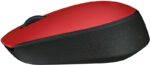Logitech M171 Mouse wireless 1000 dpi - 3 pulsanti - Utilizzo ambidestro - Colore rosso - immagine 3