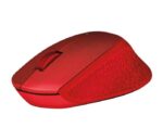 Logitech M330 Silent Plus Mouse wireless 1000 dpi - Silenzioso - 3 pulsanti - Per destrimani - Colore rosso - immagine 3